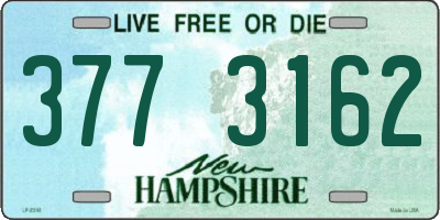NH license plate 3773162