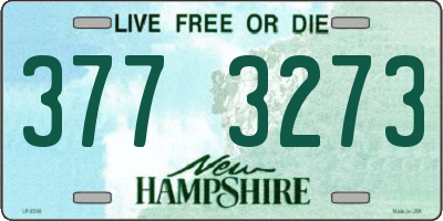 NH license plate 3773273