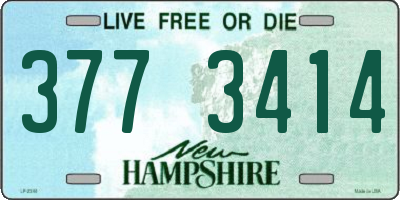 NH license plate 3773414