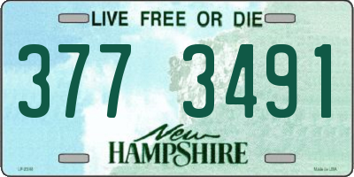 NH license plate 3773491