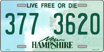 NH license plate 3773620