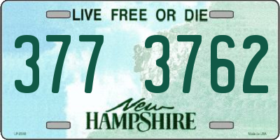 NH license plate 3773762