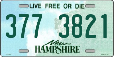 NH license plate 3773821