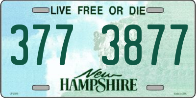 NH license plate 3773877