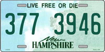 NH license plate 3773946