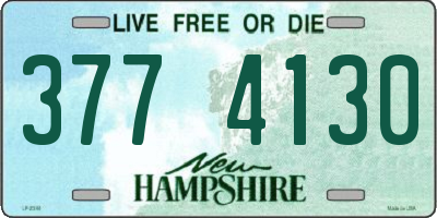NH license plate 3774130