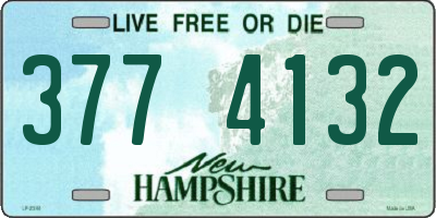 NH license plate 3774132