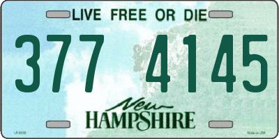 NH license plate 3774145