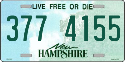 NH license plate 3774155