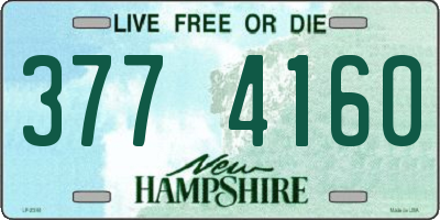 NH license plate 3774160
