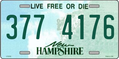 NH license plate 3774176