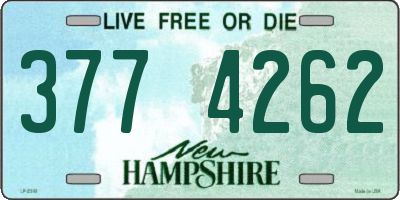 NH license plate 3774262