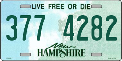 NH license plate 3774282