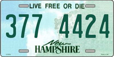 NH license plate 3774424