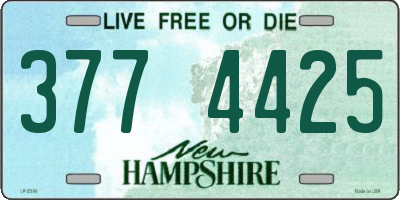 NH license plate 3774425