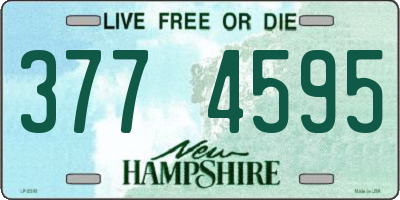 NH license plate 3774595