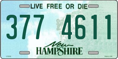NH license plate 3774611