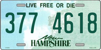 NH license plate 3774618