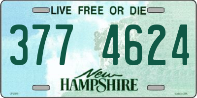 NH license plate 3774624