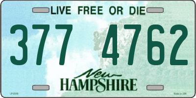 NH license plate 3774762