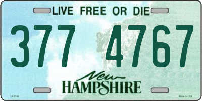 NH license plate 3774767