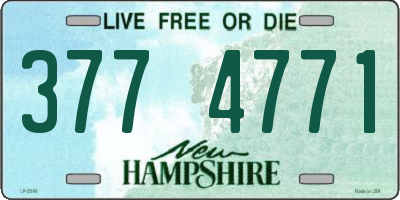 NH license plate 3774771