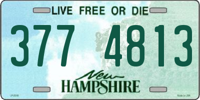 NH license plate 3774813