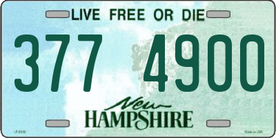 NH license plate 3774900