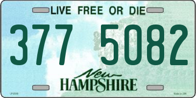 NH license plate 3775082