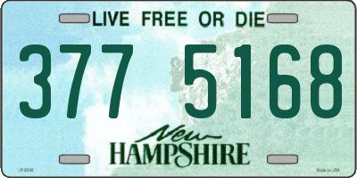 NH license plate 3775168