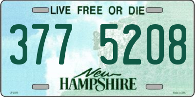 NH license plate 3775208