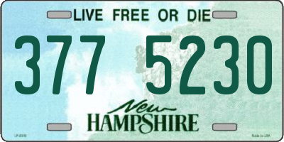NH license plate 3775230