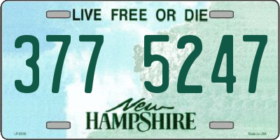 NH license plate 3775247