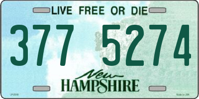 NH license plate 3775274
