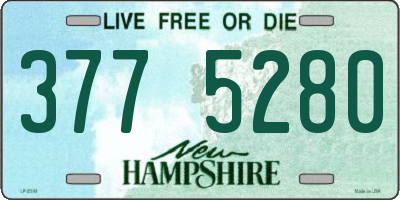 NH license plate 3775280