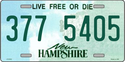 NH license plate 3775405