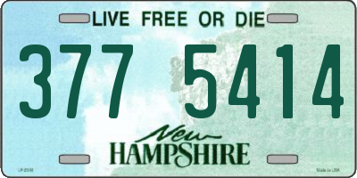 NH license plate 3775414