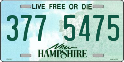 NH license plate 3775475