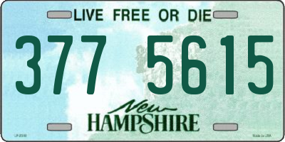NH license plate 3775615
