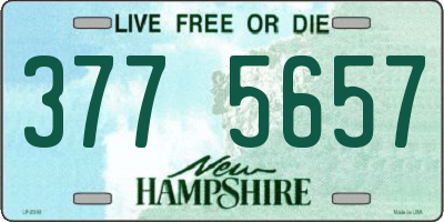 NH license plate 3775657