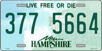 NH license plate 3775664
