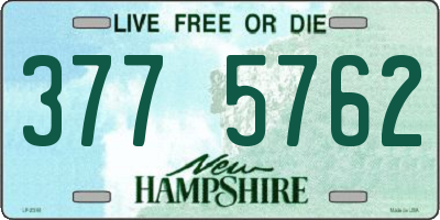 NH license plate 3775762
