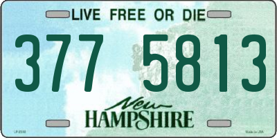 NH license plate 3775813