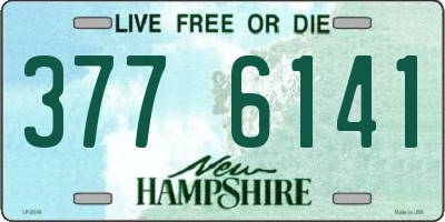 NH license plate 3776141