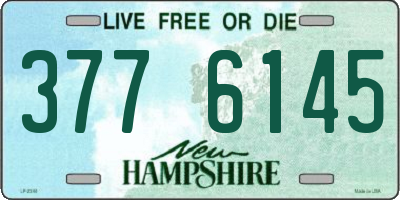 NH license plate 3776145