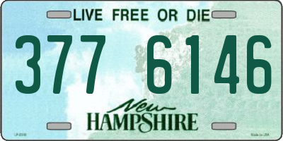 NH license plate 3776146