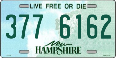 NH license plate 3776162