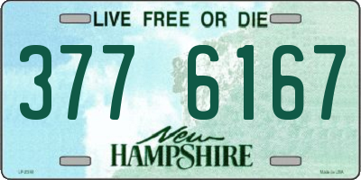 NH license plate 3776167