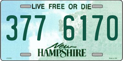 NH license plate 3776170