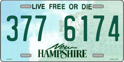 NH license plate 3776174